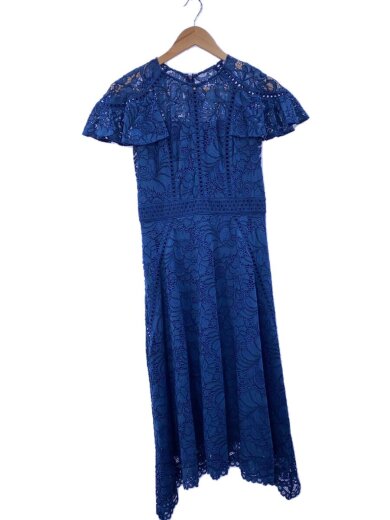 商品画像：パッチワークレースドレス/ノースリーブワンピース/36/ナイロン/NVY/3833 5013-1 1