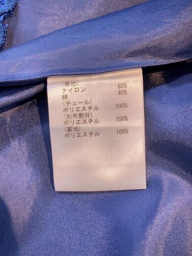 商品画像：パッチワークレースドレス/ノースリーブワンピース/36/ナイロン/NVY/3833 5013-1 4