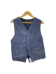 ジレベスト/38/デニム/IDG