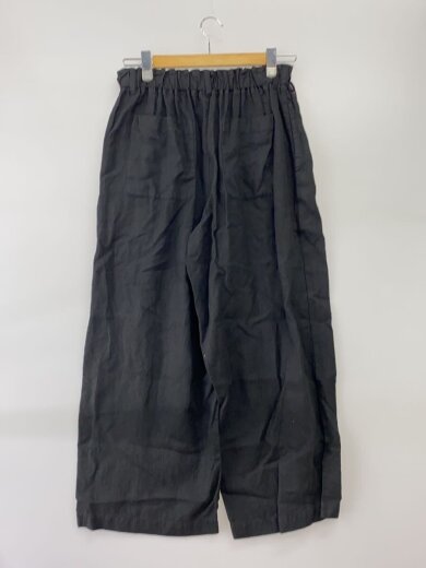 商品画像：ワイドパンツ/FREE/リネン/BLK/無地/01203-1522 2