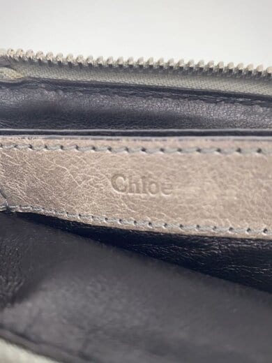 商品画像：2つ折り財布/レザー/SLV/無地/レディース 3