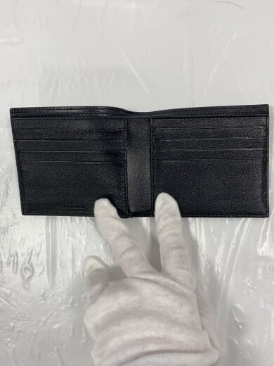 商品画像：2つ折り財布/レザー/BLK/メンズ/594549 4