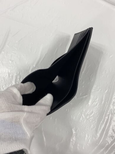 商品画像：2つ折り財布/レザー/BLK/メンズ/594549 5