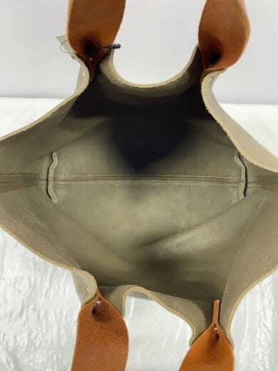 商品画像：トートバッグ/レザー/BRW/無地 6