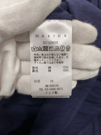 商品画像：ノースリーブワンピース/36/コットン/NVY/無地/3211234009 5