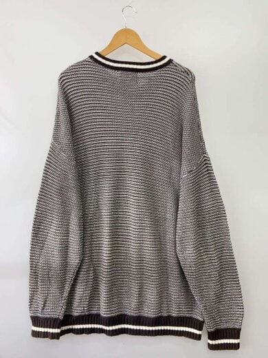商品画像：50％ V knit/ニット・セーター(厚手)/XL/コットン/GRY/sc2220-kn07// 2