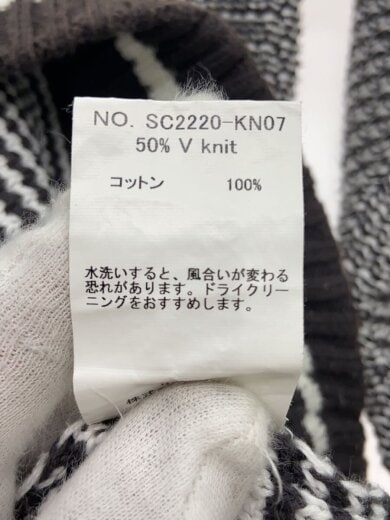 商品画像：50％ V knit/ニット・セーター(厚手)/XL/コットン/GRY/sc2220-kn07// 4