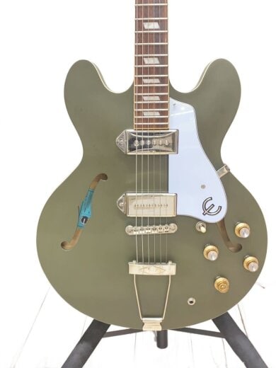商品画像：Casino worn エレキギター/フルアコ/緑系/HH/Casino worn 5