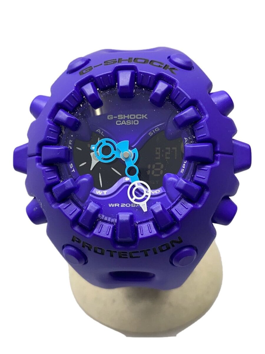 CASIO / クォーツ腕時計_G-SHOCK/デジアナ/BLK/PUP//