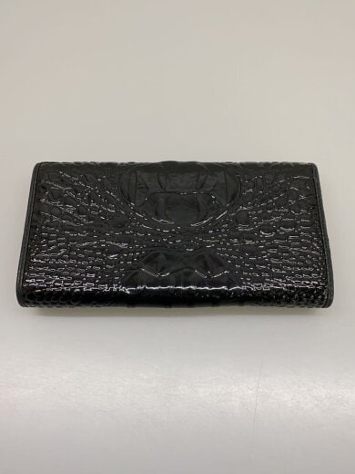 商品画像：長財布/エナメル/BLK/レディース 2