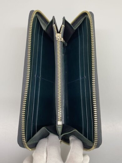 商品画像：長財布/レザー/BLK/無地/メンズ 4