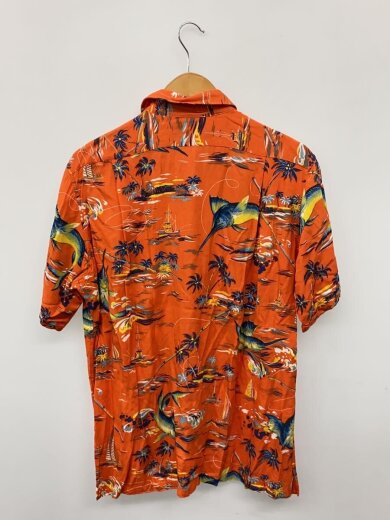 商品画像：アロハシャツ/L/レーヨン/ORN/総柄/HS-RL-KM0812 2