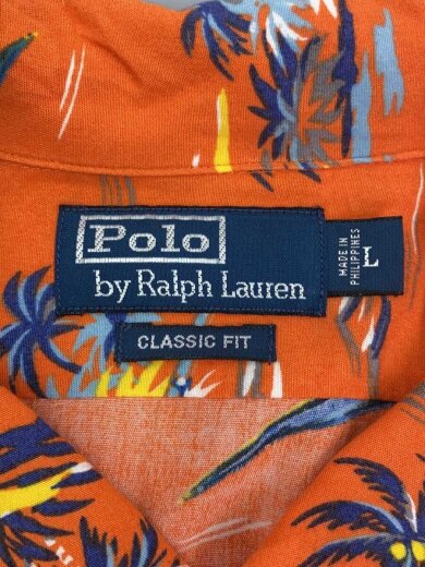 商品画像：アロハシャツ/L/レーヨン/ORN/総柄/HS-RL-KM0812 3