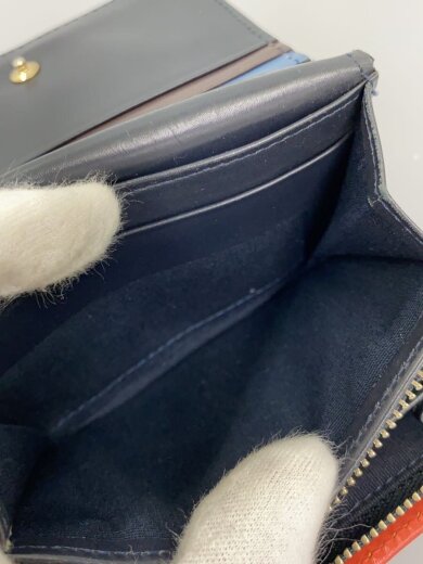 商品画像：2つ折り財布/--/BLK/無地/メンズ 6