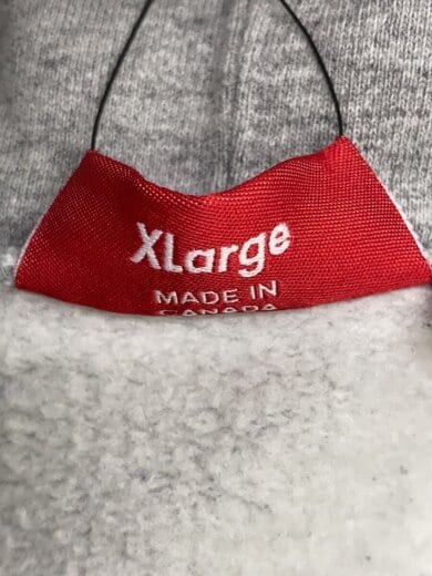 商品画像：パーカー/XL/コットン/GRY/無地/25FW 4