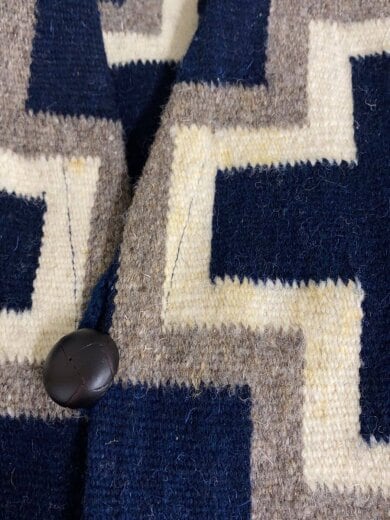 商品画像：ベスト/M/コットン/NVY/総柄/isaac Vasquez Garcia/ラグベスト 5