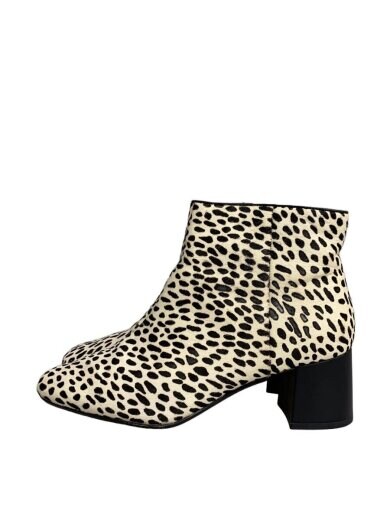 商品画像：ブーツ/23.5cm/WHT/レザー/ダルメシアン 1