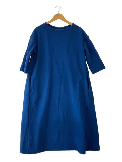 商品画像：7分袖ワンピース/FREE/ナイロン/NVY/無地/WM10-OP182103 1