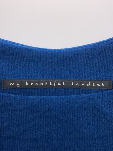 商品画像：7分袖ワンピース/FREE/ナイロン/NVY/無地/WM10-OP182103 3