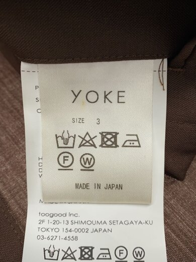 商品画像：長袖シャツ/3/ウール/BRW/無地/yk20aw0137j 4