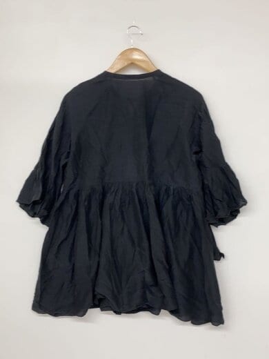 商品画像：長袖ブラウス/38/コットン/BLK/無地/102227-13-290-95-380 2