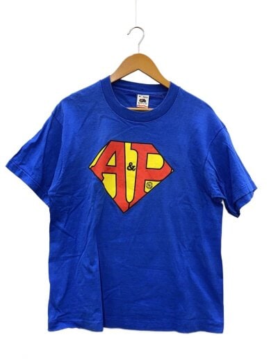 商品画像：Tシャツ/M/コットン/BLU/プリント// 1