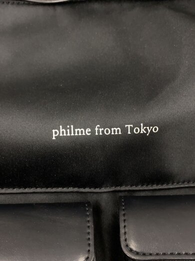 商品画像：PHILME FROM TOKYO/トートバッグ/ナイロン/BLK// 5