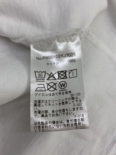 商品画像：Tシャツ/S/コットン/WHT/PM00108KJ7025// 4