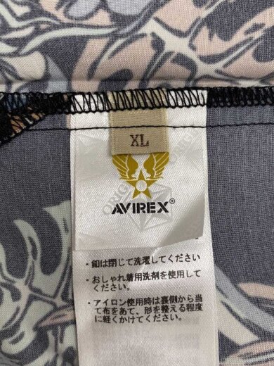 商品画像：アロハシャツ/XL/レーヨン/BLK/783-5123007 4