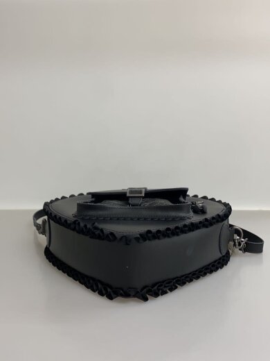 商品画像：ショルダーバッグ/レザー/BLK/無地/41718001 4