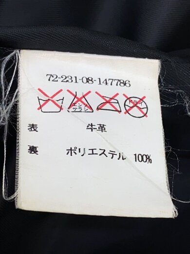 商品画像：レザージャケット・ブルゾン/52/牛革/BLK/無地/72-231-08-147786 5