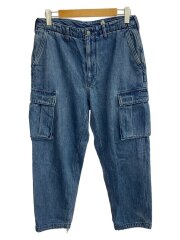 デニムカーゴパンツ/S/デニム/IDG/