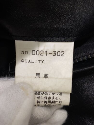 商品画像：00AW/アーカイブ/レザージャケット・ブルゾン/46/馬革/BLK/0021-302// 4