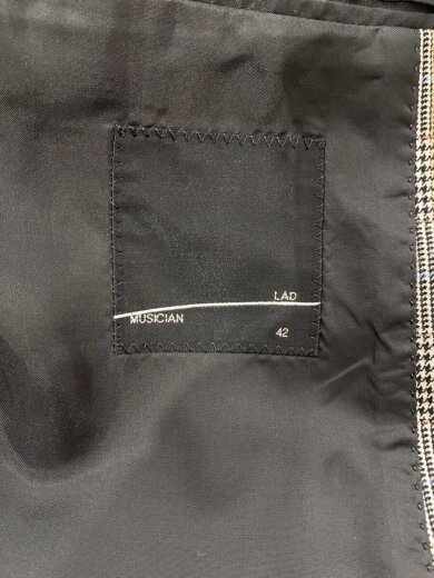 商品画像：テーラードジャケット/42/ウール/GRY/チェック/2116-331 3