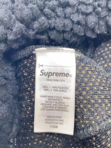 商品画像：23AW/Sherpa Logo Beanie/ポリエステル/BLK/メンズ 4