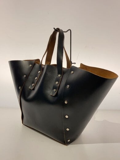 商品画像：トートバッグ/レザー/BLK/assemble hand bag wide/傷・角スレ・使用感有 2