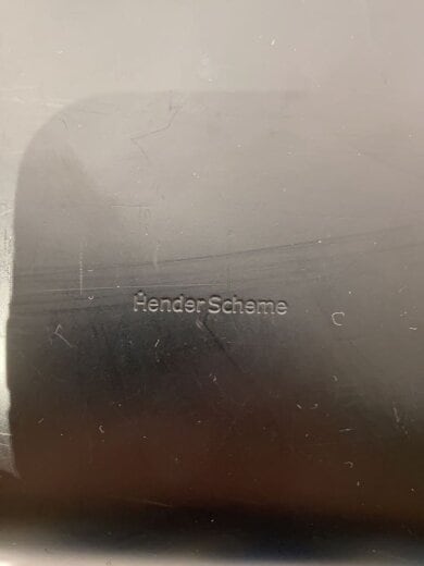 商品画像：トートバッグ/レザー/BLK/assemble hand bag wide/傷・角スレ・使用感有 5