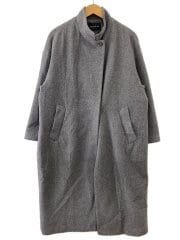 ウールブレンドスタンドカラーコート/コート/--/ウール/GRY