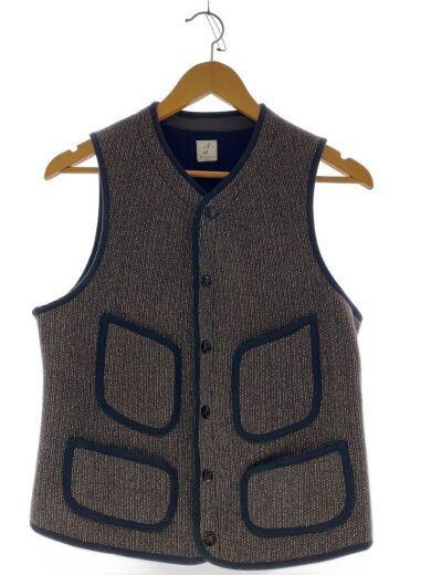 商品画像：BEACH CLOTH VEST/ジレベスト/36/ウール/BEG/530-522-08// 1