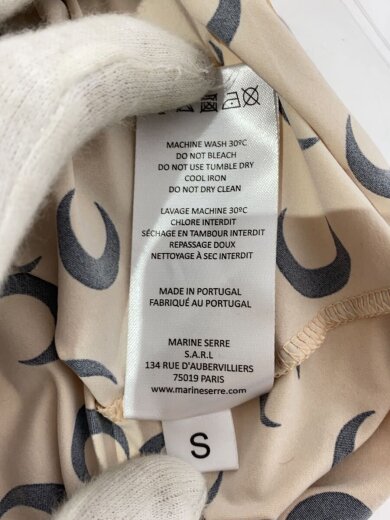 商品画像：Moon Printed Jersey Crewneck Top/S/ナイロン/BEG/総柄 6