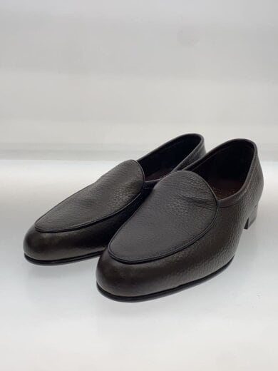 商品画像：ベルジャンシューズ/ローファー/26cm/BRW/レザー/U1229-DB/左足シールはがし跡有 2