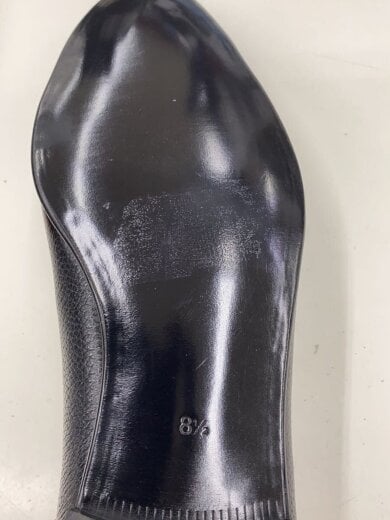 商品画像：ベルジャンシューズ/26.5cm/BLK/レザー/U1229-BL/左足シールはがし跡有 7