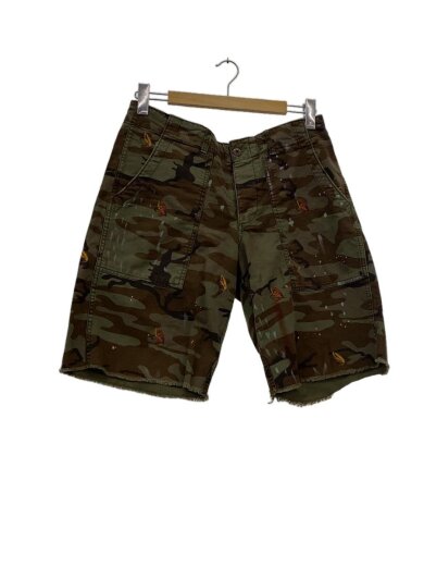 商品画像：ショートパンツ/31/コットン/GRN/カモフラ// 1