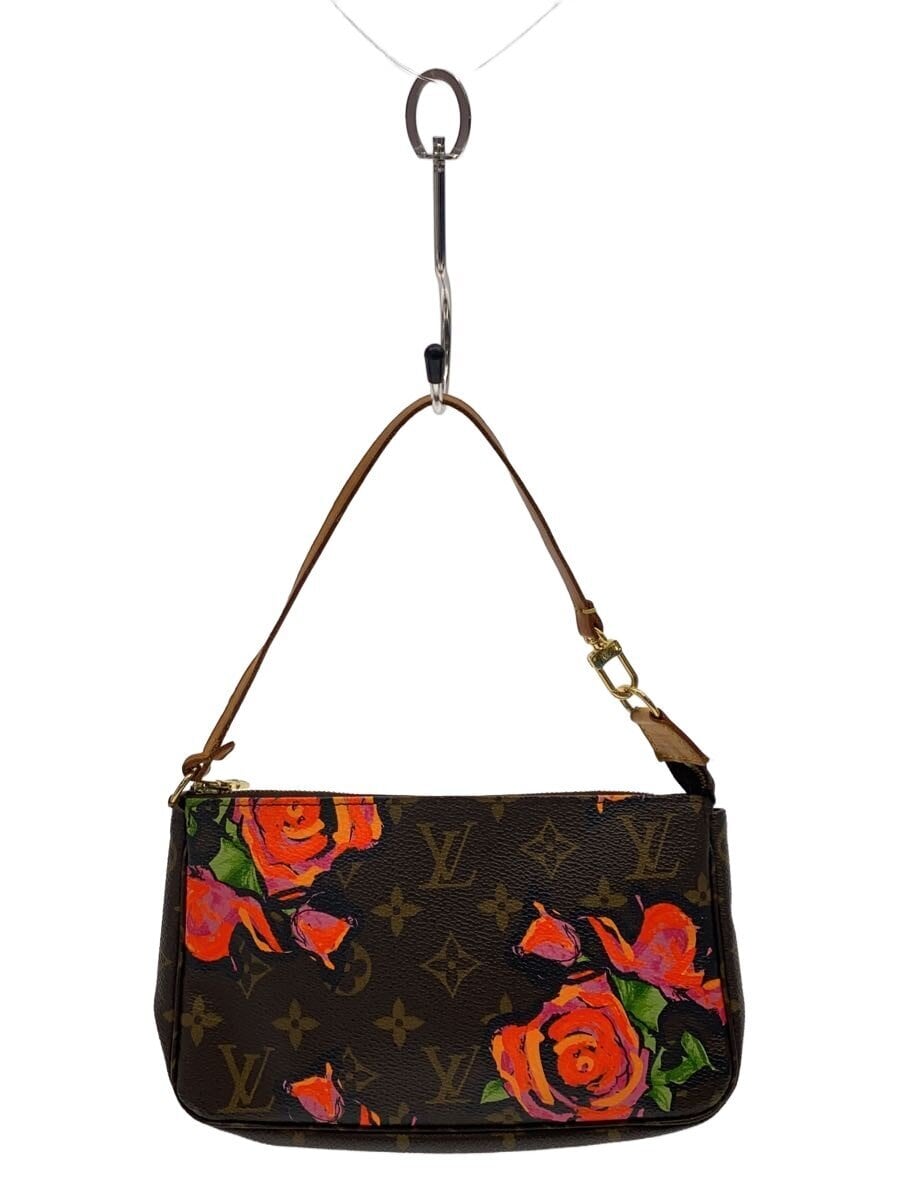 LOUIS VUITTON / ポシェット・アクセソワール_モノグラム・ローズ/PVC/BRW