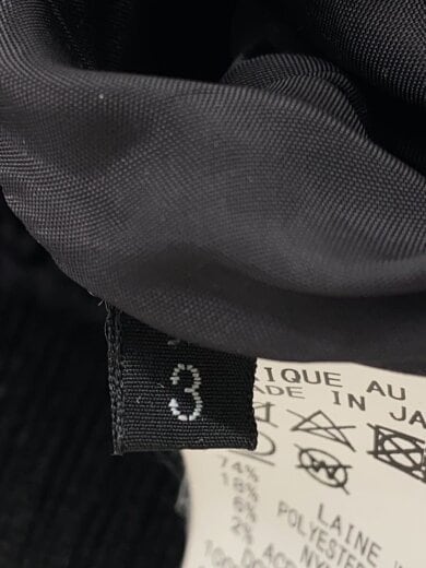 商品画像：ジャケット/3/ウール/BLK/gc-j02-102 4