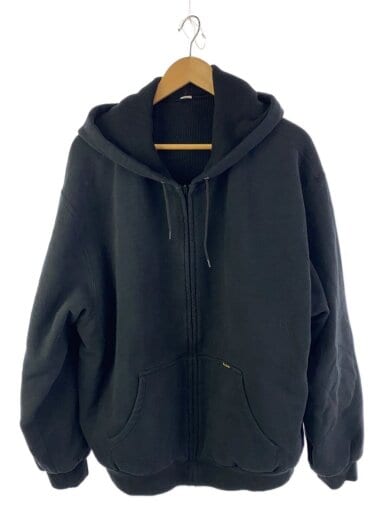 商品画像：ジップパーカー/--/コットン/BLK 1