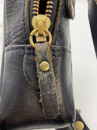 商品画像：ショルダーバッグ/レザー/BLK 7