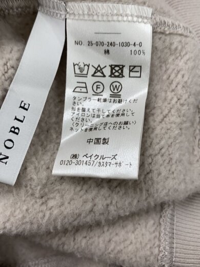 商品画像：スウェット/--/コットン/CRM/25-070-240-1030-4-0 4
