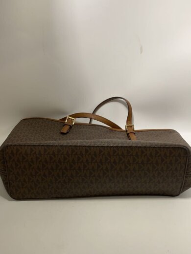 画像：MICHAEL KORSトートバッグ/レザー/BRW/総柄/35H8GTVT2B4