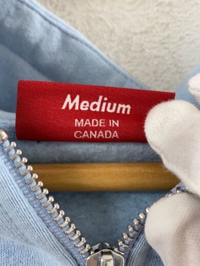 商品画像：ジップパーカー/M/コットン/BLU 4